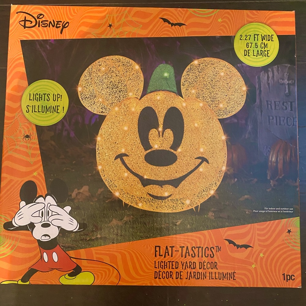 Flat-Tastics Mickey Mouse Lighted Yard Decor